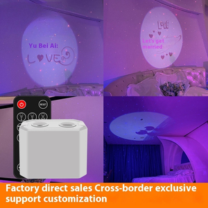 Romantique ciel étoilé USB LED veilleuse coloré noël Projection chambre voiture commande vocale Auto éclairage intérieur 5V - Product Image 3