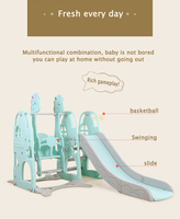 Feelbaby aire de jeux intérieure éléphant balançoire avec toboggan pour enfants pour parc sportif parc d'aventure jardin public Playhouse
