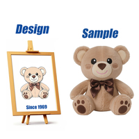 Shengye mainan boneka, liontin beruang Teddy kartun kustom 20cm 25cm 30cm 40cm semua ukuran boneka hewan lucu