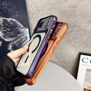 Funda Magnética Mate Electrochapada Esmerilada para iPhone 17 16 Pro Max 15 14 13 12 17 Air con Protección de Lente y Cubierta de Cristal - Product Image 4