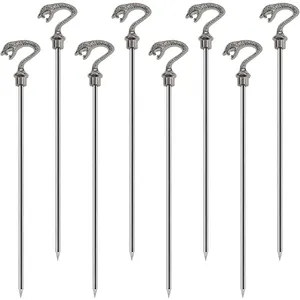 Customized Stainless Steel 18/8 Swizzle Stick Cocktail Spoon Bar Stirrers