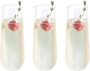 Flûtes à <span class=keywords><strong>champagne</strong></span> en plastique sans pied incassables de 10 oz, vente en gros pour les mariages, les fêtes et les événements - Product Image 6