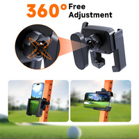 Support de téléphone magnétique pour voiturette de golf et tapis de course, réglable en hauteur, en alliage d'aluminium, mains libres pour le gaming