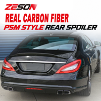 Aileron arrière de coffre style PSM en fibre de carbone pour Mercedes-Benz W218 CLS300 CLS350 CLS400 CLS500 CLS63 AMG Berline 2012-2017