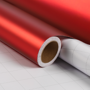 Cross-border Hot Sale Pure Color Red Coated <b>Paper</b> Printed Wrapping <b>Paper</b> Valentine Gift Packing <b>Paper</b> Customized - Product Image 2