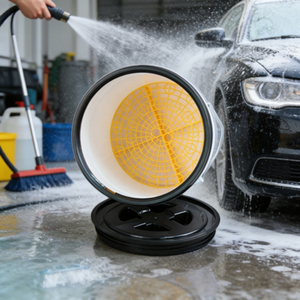 Seau d'emballage multifonctionnel de 20 L, vente directe d'usine, seau de lavage de voiture de 20 L en plastique - Product Image 1