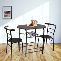 Ensemble de table à manger Meubles de salle à manger de luxe Meubles de cuisine pour la maison Table de cuisine moderne en acier inoxydable Table nordique à panneau