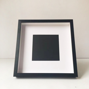 Cadres en bois 3D personnalisés en gros, boîtes à ombre profondes de 3 cm à 40 cm en MDF noir, <span class=keywords><strong>blanc</strong></span>, noyer, tailles 8x8, 30x30, 20x20, 10x10, 12x12 pouces - Product Image 3