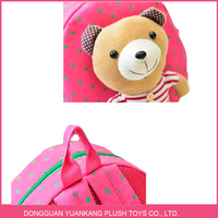 Sac à dos personnalisé 20cm mignon mini ours en peluche pour enfants trucs pour enfants