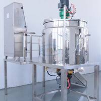Offre Spéciale Homogénéiseur en Acier Inoxydable à Double Enveloppe, Capacité Personnalisable (500-5000L), pour Liquide Vaisselle, Gel, Boissons, Jus, Shampoing, Sirop
