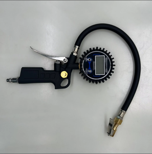 Digital Tire Pressure Gun <b>Car</b> Tire <b>Inflation</b> Gun LED LCD Night Light Display Electronic Digital Tire Pressure Gauge - Product Image 3