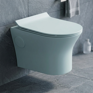 Toilette suspendue murale haut de gamme avec bidet WC sanitaires siège de cuvette de toilette en céramique lavabo de toilette suspendu - Product Image 5