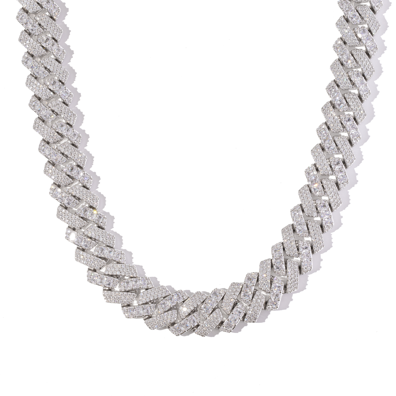 送料関税込[kaalixto]bling bling厚底MIANBAOXIE★男女兼用★ RQ Hip Hop Statement Chunky Iced Out Bling 6ix9ine Chain