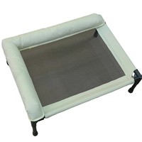 Nouveau lit surélevé en maille respirante et imperméable pour animaux de compagnie, pliable, avec housse amovible et lavable, idéal pour chats de taille moyenne – Collection été, vente flash