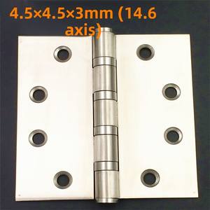 Bisagra de Acero Inoxidable 4.5*4.5*<span class=keywords><strong>3</strong></span> del Fabricante, Bisagra con Rodamiento, Diseño Minimalista de Hoja Suelta, Grosor de <span class=keywords><strong>3</strong></span>.0 mm, para Puerta y <span class=keywords><strong>Ventana</strong></span> Interior del Hogar - Product Image 2