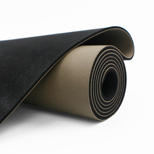 Chất lượng cao tùy chỉnh Laser khắc logo Matte chà Frost PU cao su tự nhiên Yoga Mat - Product Image 3