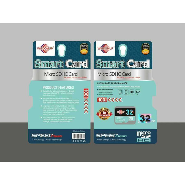 32GB Ultra-Fast 100MBS Micro for SDHC Card Class 10 Plastic Material for Smartphones Tablets DVRs Cameras