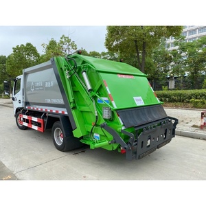 Camion à ordures à haute compression entièrement scellé avec compacteur de déchets et réservoir de drainage des eaux usées - Product Image 5