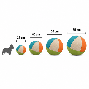 Palla Giocattolo Grande per Cani con Maniglie, Palla Gonfiabile in Tessuto Oxford per Cani di Taglia Grande, Palla Interattiva da Esterno con Pompa ad Aria - Product Image 4