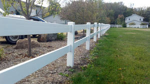 Buenos precios blanco 2 carril poste de carreras sin mantenimiento paddock plástico vinilo PVC paneles de valla de caballo - Product Image 6