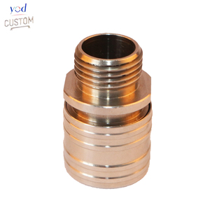 YOD Raccord rapide auto-verrouillant en acier inoxydable poli personnalisé pour pistolet haute pression, adaptateur de tuyau d'eau - Product Image 1