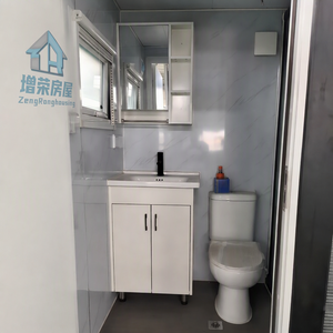 ห้องน้ำสำเร็จรูปแบบตู้คอนเทนเนอร์สำหรับใช้งานกลางแจ้ง ขนาด 40 ฟุต สำหรับ 2 คน ปี 2026 เหมาะสำหรับสวนสาธารณะ - Product Image 6