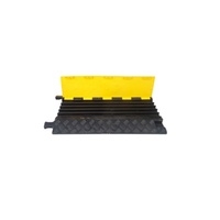 Protection de câble électrique en caoutchouc brut durable Shunlu C012 950x500*50mm, 17kg, protecteur de câble de ralentisseur à 5 canaux