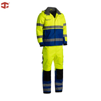 Pantalon de travail JIADE WorkPro Series pour homme, coupe ergonomique, norme européenne, Ripstop, haute visibilité, imperméable, respirant, réfléchissant