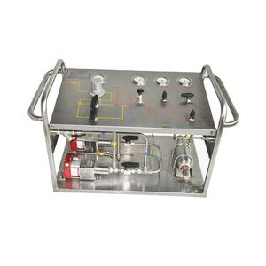 Hava tahrikli hidrolik yüksek basınçlı oksijen dolum pompası <span class=keywords><strong>test</strong></span> pompası gaz güçlendirici sistemi için gaz silindiri - Product Image 1