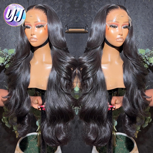 Parrucca Cambogiana Glueless HD Lace con Campione Gratuito, Parrucca Frontale 360 Lace con <span class=keywords><strong>Capelli</strong></span> Vergini Allineati alle Cuticole, Parrucca di <span class=keywords><strong>Capelli</strong></span> Umani Grezzi Cambogiani - Product Image 2