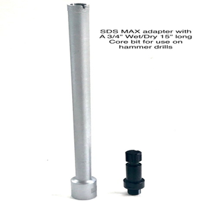 Nouveau et en stock, foret à noyau de 34 pouces de long avec adaptateur SDS, perceuse à percussion <span class=keywords><strong>Hilti</strong></span> - Product Image 1
