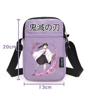 Portafoglio Anime Demons Slayers, Borsa a Tracolla con Chiusura a Cerniera <span class=keywords><strong>Kamado</strong></span> Tanjirou <span class=keywords><strong>Nezuko</strong></span>, Regalo di Compleanno per Ragazzi e Ragazze - Product Image 5