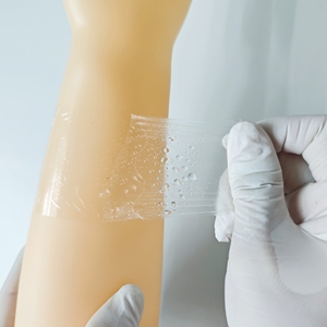 Cinta adhesiva transparente impermeable desechable para uso médico, rollo de película de PU para apósitos, película protectora quirúrgica - Product Image 3