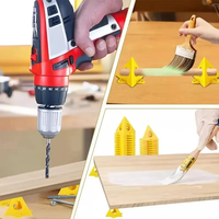 Ensemble de 10 tampons de peinture pyramide triangulaire personnalisables pour le travail du bois OEM et ODM