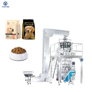Low price multihead weigher 10 kg bag animal feed pet food packing machine automatic seeds packaging machine
