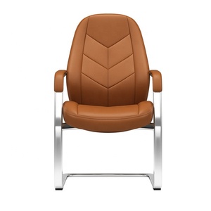 Fauteuil <span class=keywords><strong>de</strong></span> conférence inclinable moderne en cuir synthétique kaki, fauteuil <span class=keywords><strong>de</strong></span> <span class=keywords><strong>bureau</strong></span> pivotant pour dirigeant avec réglage en hauteur, capacité 200 kg - Product Image 4