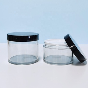 Customized 200ml 8oz <b>Empty</b> Plastic Frosted 250ml Luxury <b>Jars</b> for Body Butter Containers 250g 120ml <b>Jars</b> with Lid - Product Image 4