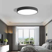 Plafonniers LED Vertex à surface plate, CRI élevé 80/90, angle de faisceau 110°, 4000K, IP54, 24W, pour chambre/salon/salle à manger, design moderne