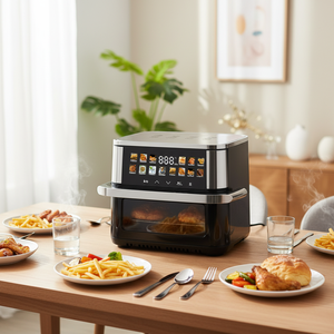 NUEVA Freidora de Aire 2026 con Pantalla Táctil Grande, Horno Freidora de Aire de 10L con Cesta Doble Desmontable, Freidora de Aire Digital Inteligente de Doble Zona - Product Image 1