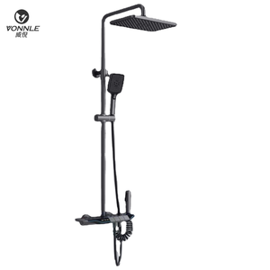 Juego de ducha de temperatura constante de cobre inteligente con pantalla digital <span class=keywords><strong>portaaviones</strong></span> baño ducha presurizada - Product Image 6