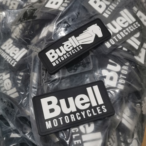 Custom Eco-friendly 3d <b>Pvc</b> Silicone Rubber Label Soft Embossed Logo Plastic Badges Patch for Clothing Sew on Transparent Label - Product Image 4