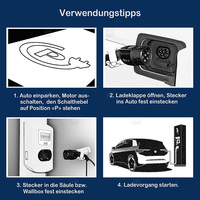 Câble de chargeur de véhicule électrique de type 2 à type 2 32A 22kW Protection IP55 et prise IEC 62196-2 pour une charge sécurisée