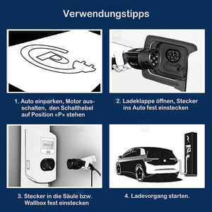 Cable de Carga para Vehículos Eléctricos <span class=keywords><strong>Tipo</strong></span> 2 a <span class=keywords><strong>Tipo</strong></span> 2 de 32 A, 22 kW, Protección IP55 y Enchufe IEC 62196-2 para una Carga Segura - Product Image 6