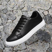 Chaussures de marche décontractées pour hommes, tendance printemps-été, semelle souple, imperméables, antidérapantes, semelle intérieure en PU, confortables, lacets en caoutchouc
