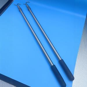 Telescopic Clothes <b>Drying</b> <b>Rack</b> Aluminum Alloy 1 Meter Hook Type Balcony Use Clothing Organizer - Product Image 3