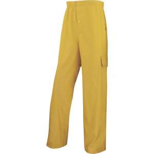 DELTA PLUS - 850PANJAPT Pantalon de pluie jaune à maintien en polyester enduit de polyuréthane mixte-PANTALON DE TRAVAIL EAN 3295249263270 - Product Image 1