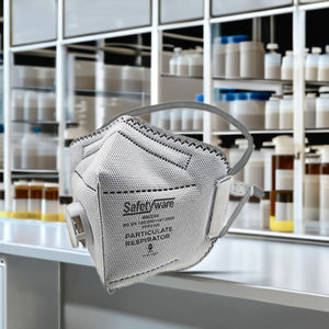 Masque anti-poussière jetable certifié EN149 FFP2 Masque respiratoire à motif plat confortable et respirant - Product Image 5