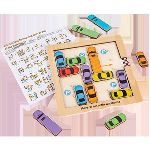 <span class=keywords><strong>Jeu</strong></span> de logique en <span class=keywords><strong>bois</strong></span> Huarong Dao pour enfants : Jouet éducatif stimulant pour entraîner la pensée mathématique et la résolution de problèmes (Sortir la voiture de la <span class=keywords><strong>garage</strong></span>) - Product Image 5
