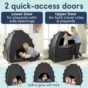 Carpa Parasol con Doble Puerta y Colchoneta para Dormir, Apta para Niños y Bebés, Bloquea el 98% de la Luz - Product Image 4