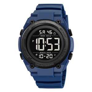Skmei Digital Watch Men Tpu Strap 5Bar Waterproof Dual Time Zone Sports Watch With Luminous Display And Countdown Function - Product Image 5